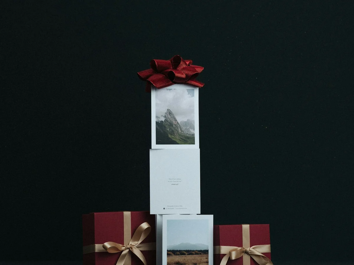 Representative candles and fragrance store photography for the fictional product Still Evening Gift Set