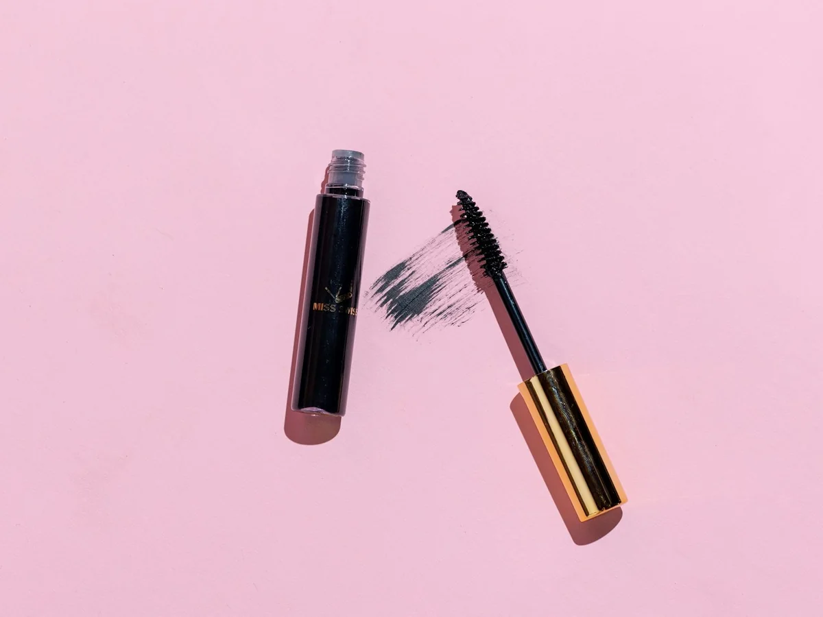 Representative cosmetics store photography for the fictional product Everyday Brow Gel
