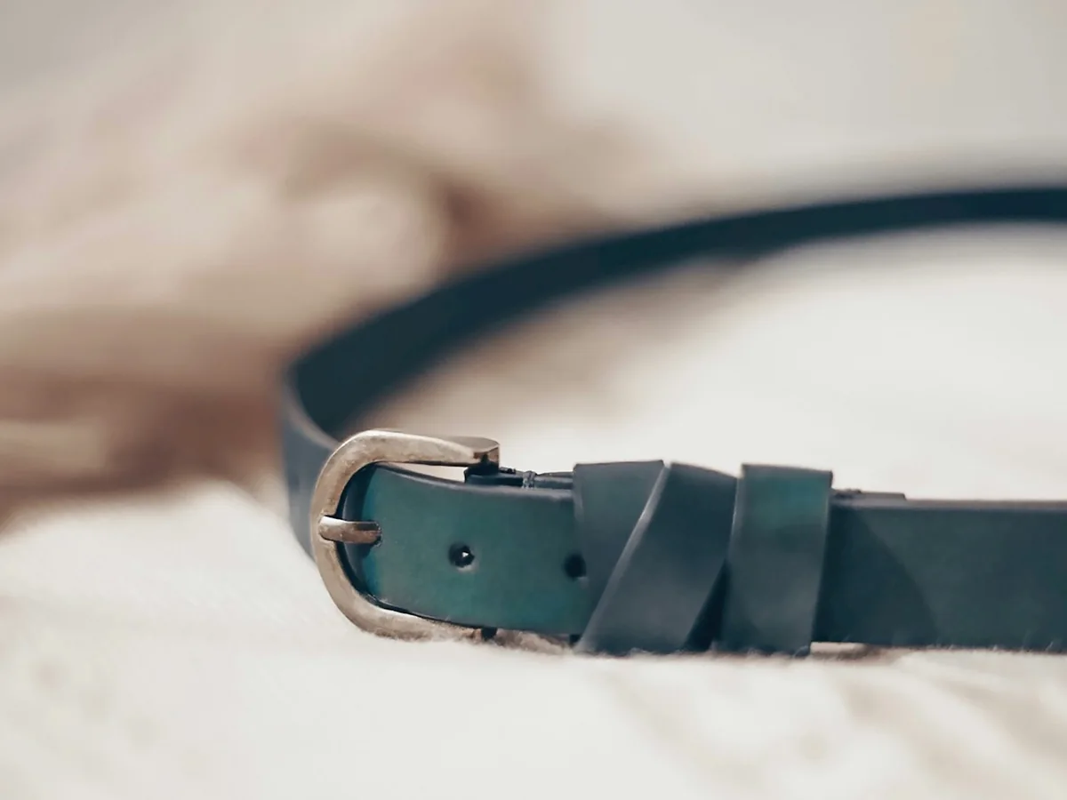 Representative fashion accessories photography for the fictional product Minimal Waist Belt