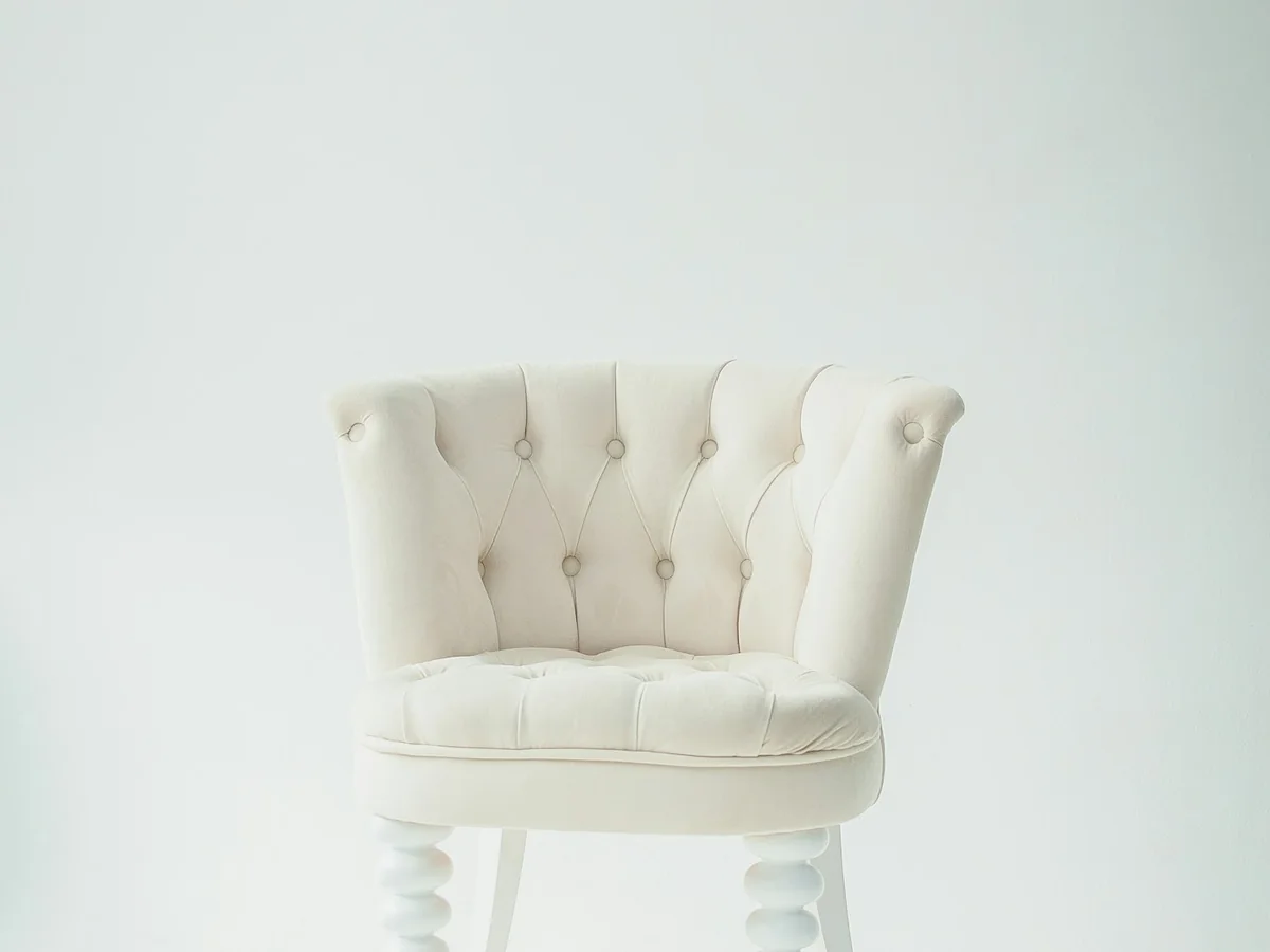 Representative furniture store photography for the fictional product Good Form Lounge Chair