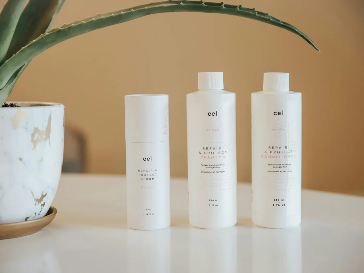 Representative haircare products photography for the fictional product Curl Definition Cream