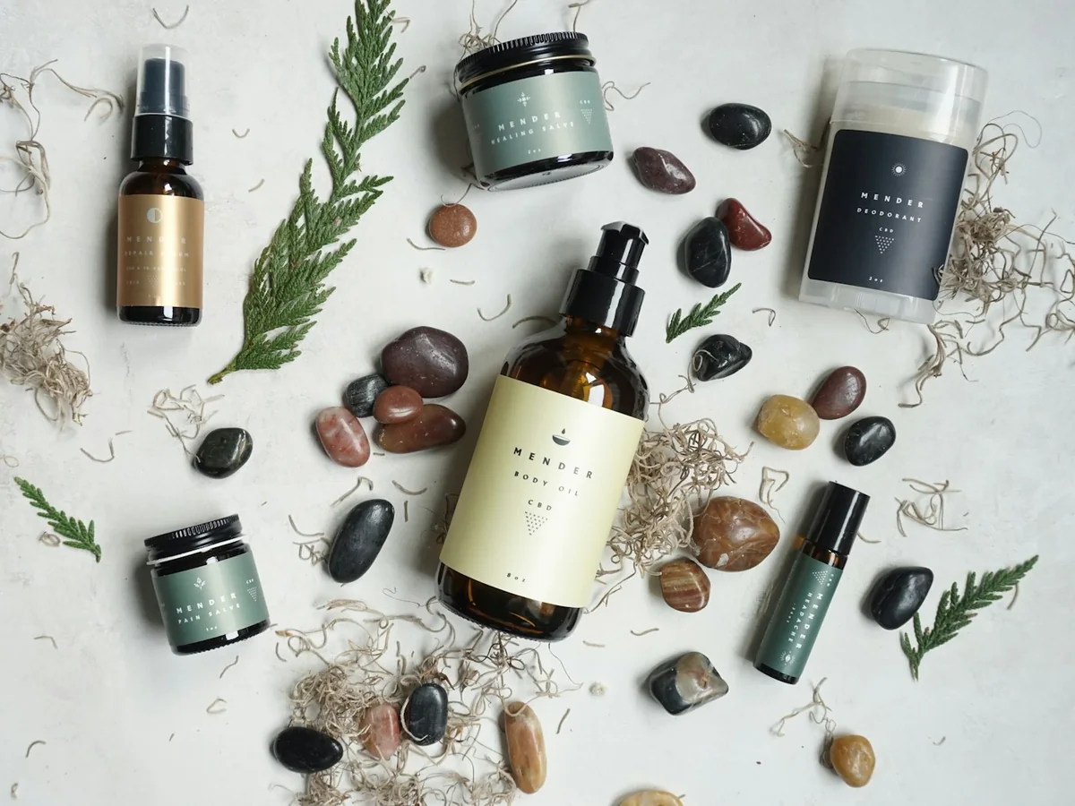 Representative beauty and personal care marketplace photography for the fictional product Natural Grooming Kit