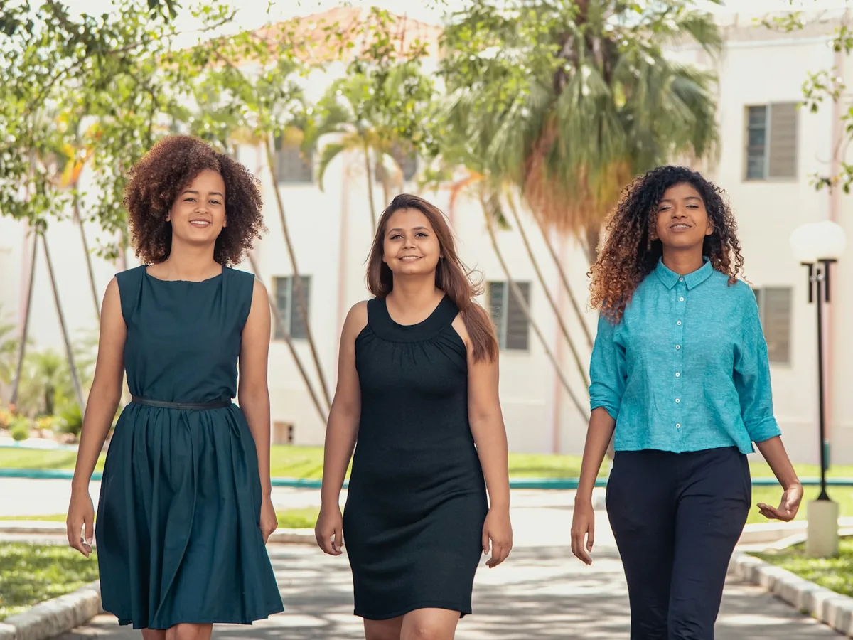 Representative plus-size fashion photography for the fictional product Confident Workwear Set
