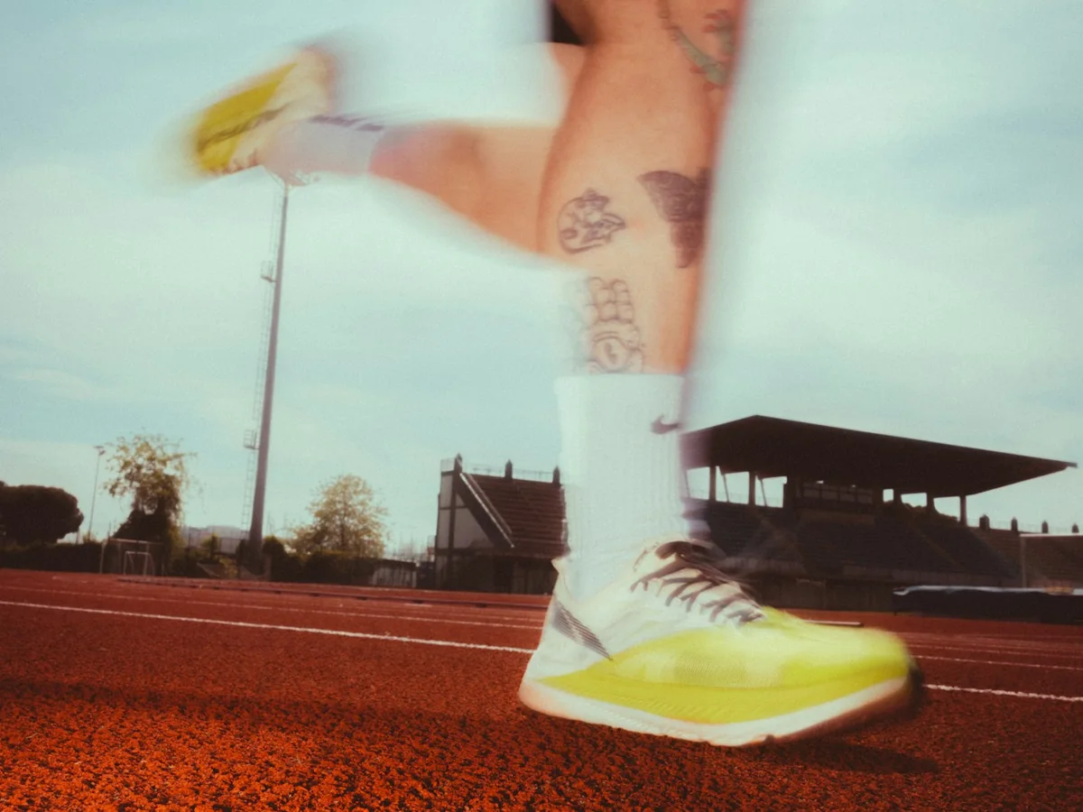 Representative sportswear and activewear photography for the fictional product Sprint Performance Shorts